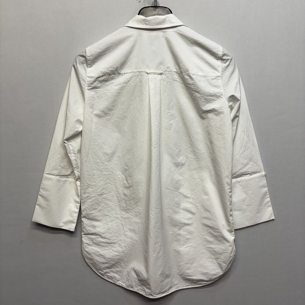 Lafayette 148 New York Women Blouse Top Button Shirt Size Small Cotton D097 -12 - Picture 10 of 15